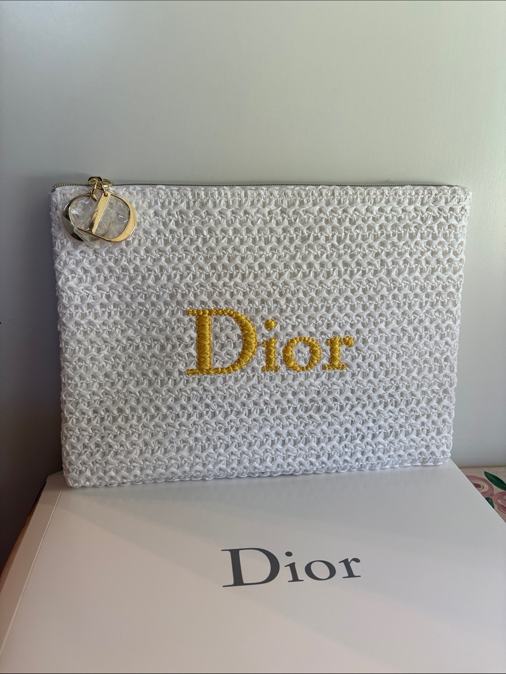 Dior Makeup Bag, Pouch, Box & Ribbon